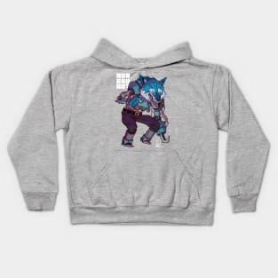 moreau-bot wolf Kids Hoodie